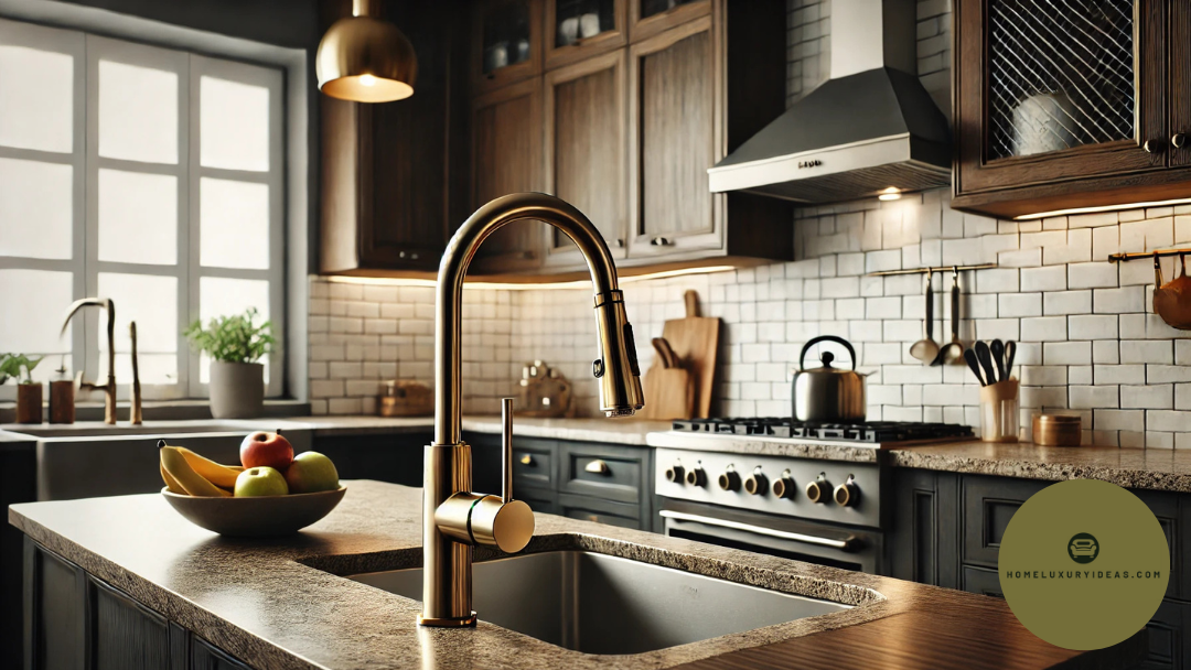 Wolverine Brass Kitchen Faucet with Sprayer